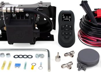 Air Lift WirelessAir + EZ Mount, 2nd Generation On-Board Air Compressor with Mobile App – 74000EZ