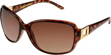 Foster Grant Polarized Sunglasses For Women, Brown Tortoise Shell Sunglasses