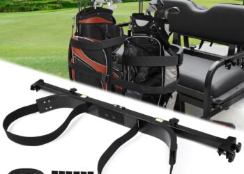Golf Cart Rear Seat Bag Holder Bracket Attachment for Most 2+2 Golf Cart Rear Seat with