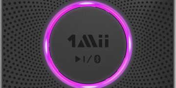 1Mii B06S+ LDAC Bluetooth 5.2 Receiver for Home Stereo Hi-Res Music Streaming, Hi-Fi Wireless Audio