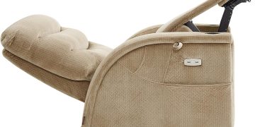 MCombo Power Zero Gravity Recliner Chair with Adjustable Headrest for Living Room, Fabric ZG334